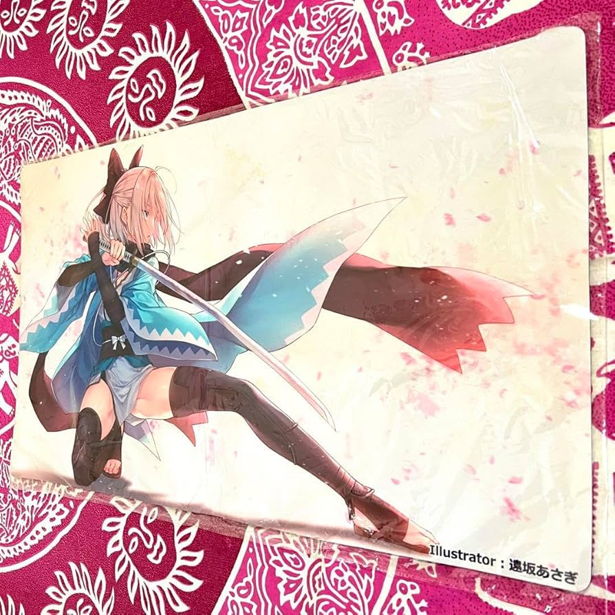 FGO Fate 沖田総司 沖田 白詰草 プレイマット デスクマット Amazon.co.jp: △XX FGO Fate 沖田総司 沖田 白詰草 プレイ